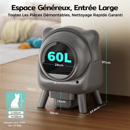 PURA V3 | Litière autonettoyante connectée + 1 an de sac offert